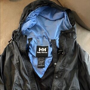 Helly Hansen Black and Blue Outdoor Jacket